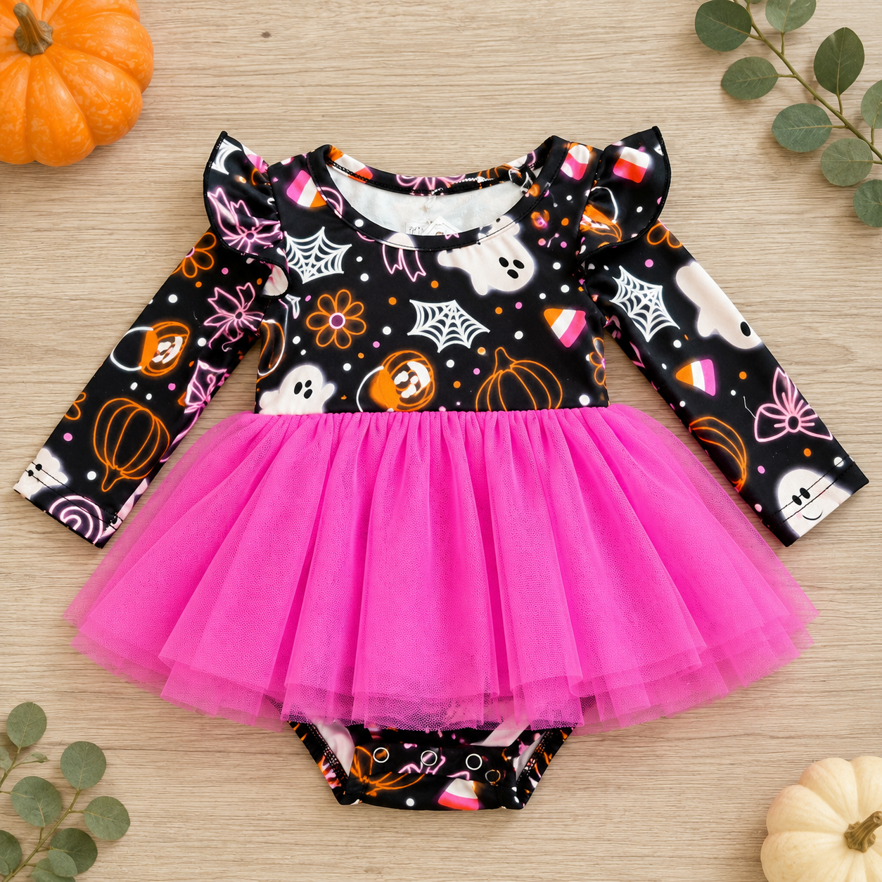 Pink Boo Tutu Romper