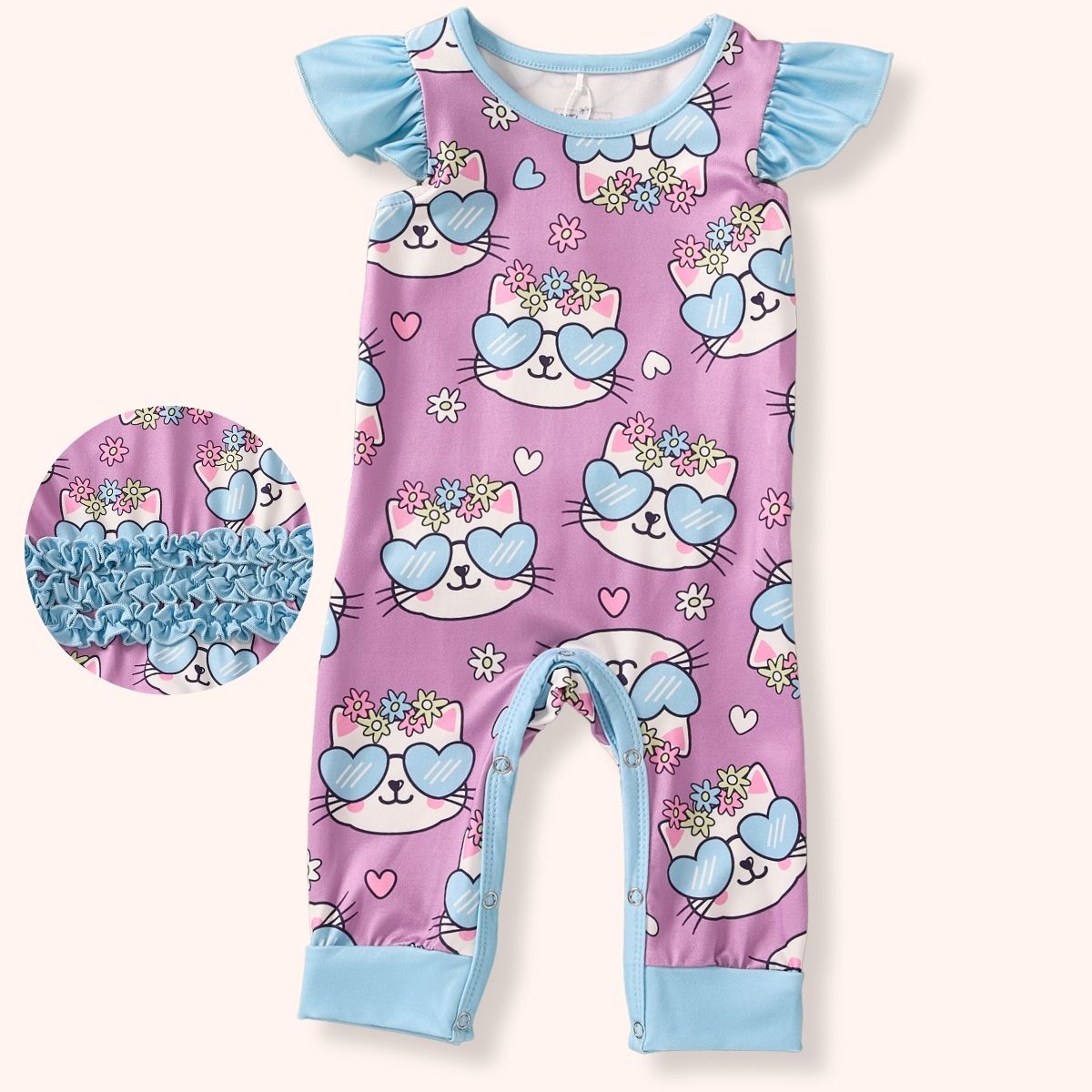 Purrfectly Cute Cat Romper