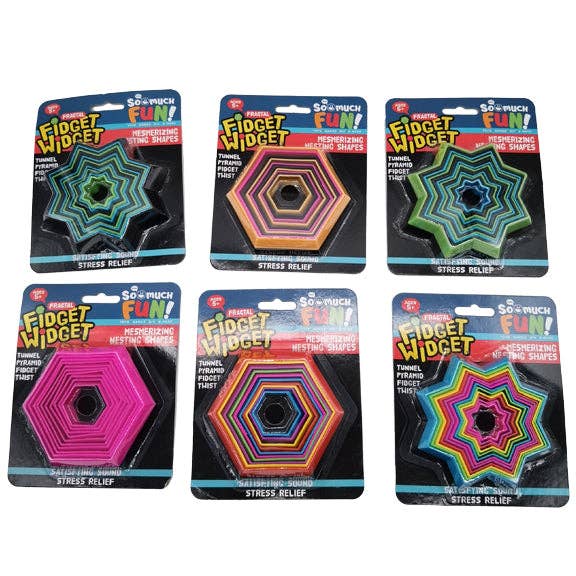 So Much Fun! Fractal Fidget Widget Toy - 12/Display
