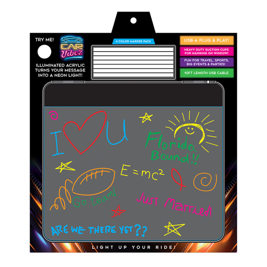Dry Erase Illuminated Glow Board with Markers - 6/Display