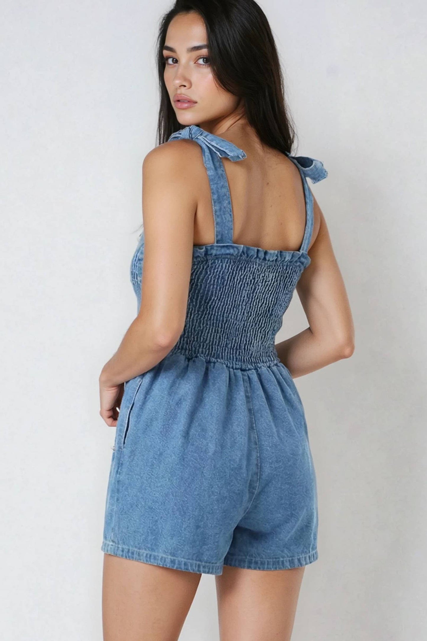 Mommy & Me Denim romper