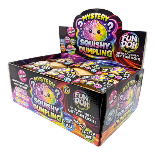 Fun Doh Mystery Dumpling Squishy Toy | 12-Piece Display