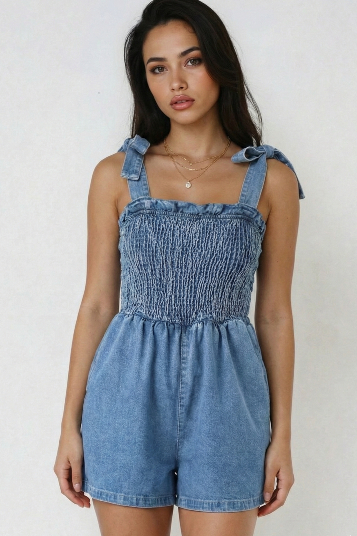 Mommy & Me Denim romper