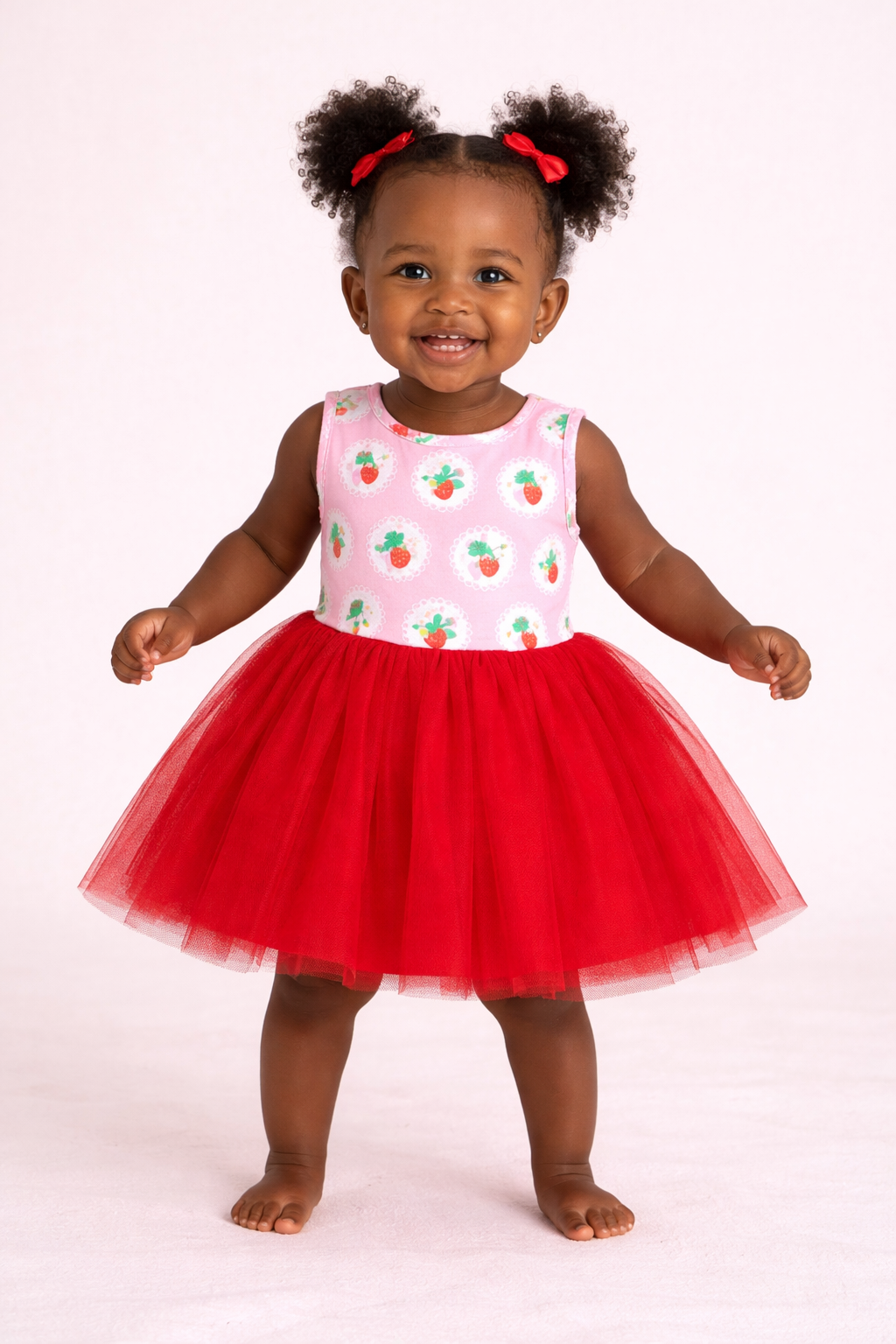 Strawberry Sweetheart Tutu Dress