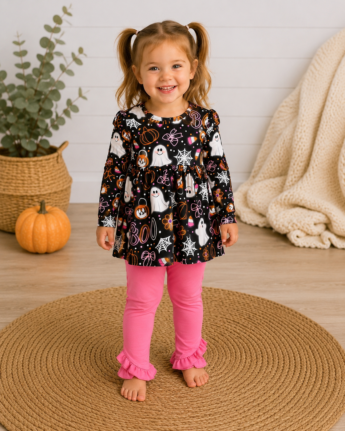 Pink Boo Legging Set