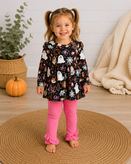 Pink Boo Legging Set