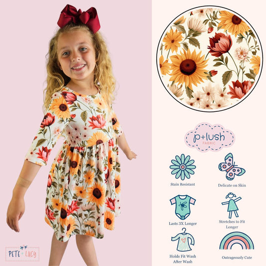 Twirl Dress – Sunflower