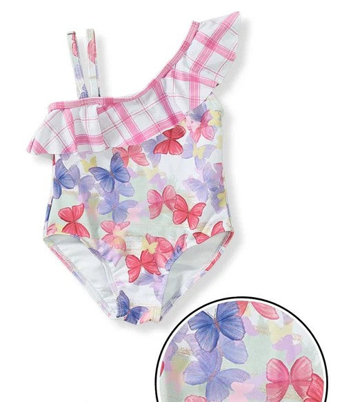 Free Like a Butterfly One Piece Swim Suit