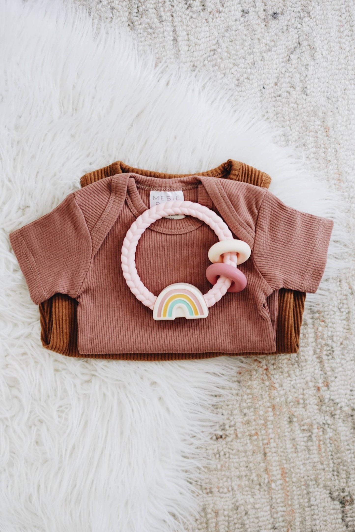 Rattle Teether – Silicone Ring