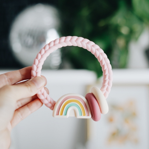 Rattle Teether – Silicone Ring